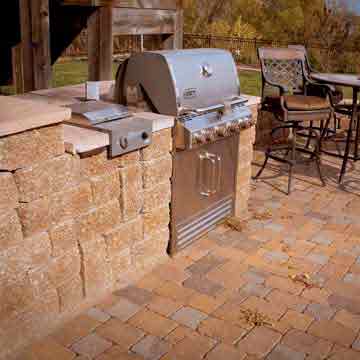 outdoor kitchen